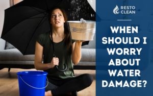 When should I worry about water damage