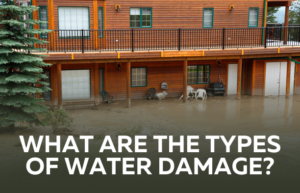 What are the types of water damage?